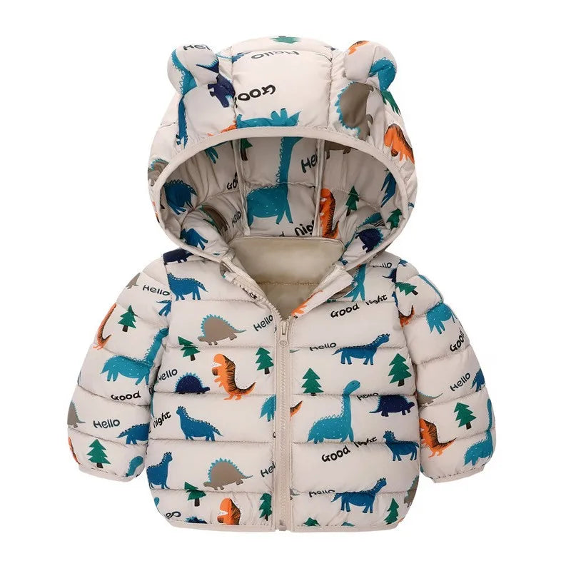 Dino-Kuscheljacke Winteer Jacke