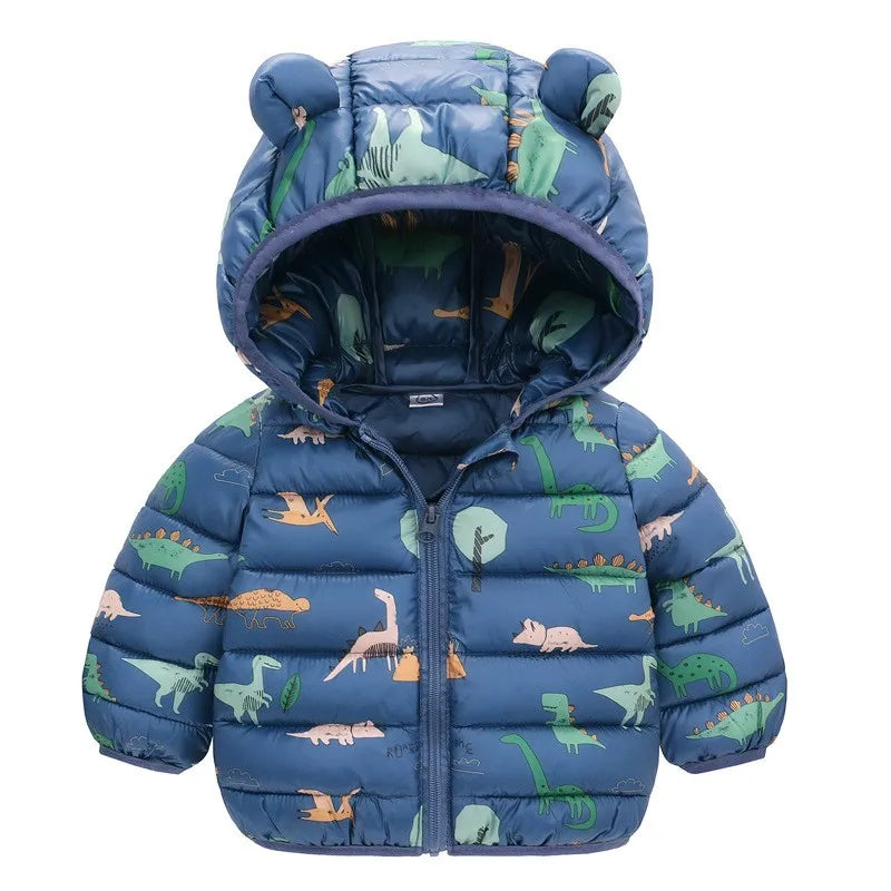 Dino-Kuscheljacke Winteer Jacke