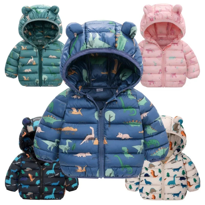 Dino-Kuscheljacke Winteer Jacke