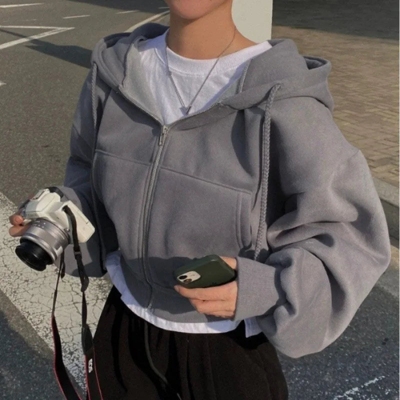 Leicht gefütterter Twill-Hoodie