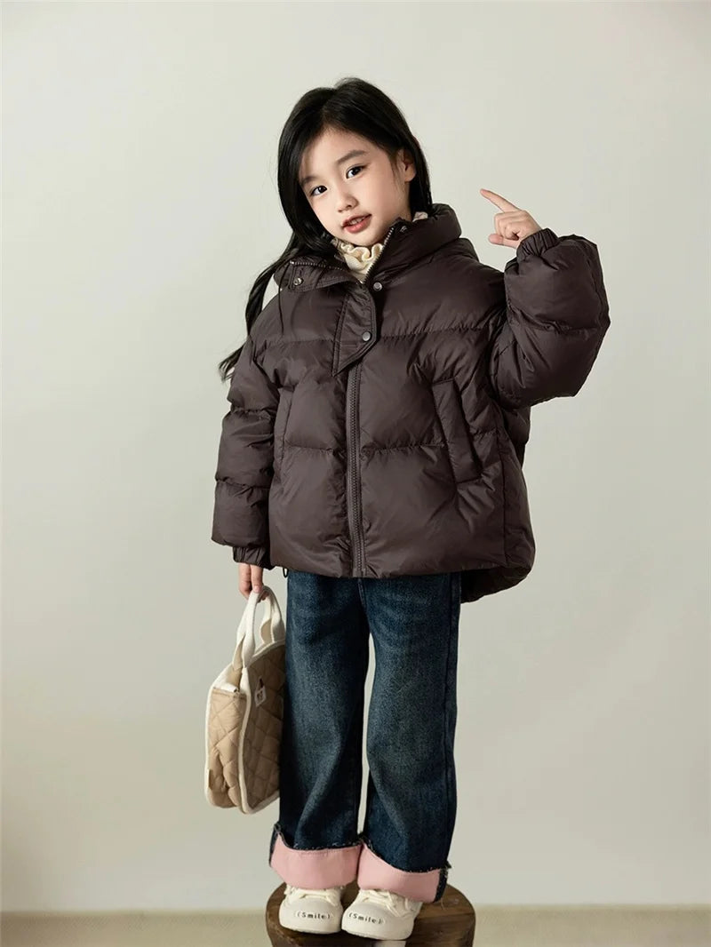 Snowflake Puffer Jacke für Kinder