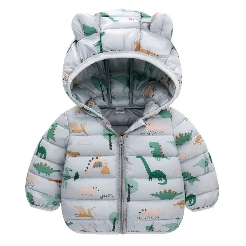 Dino-Kuscheljacke Winteer Jacke